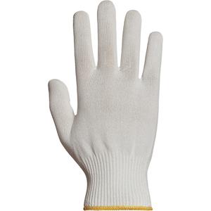 Sure Knit™ Knit Gloves - Large, Small, Medium, X-Large, Polyester, Non-Coated, 13, White