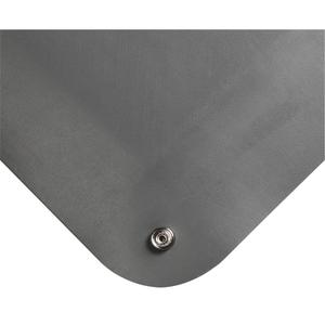 Static Dissipative Anti-Fatigue Mat No.791 - 3', 75', 1/2", Grey, PVC, Smooth, 4 Years