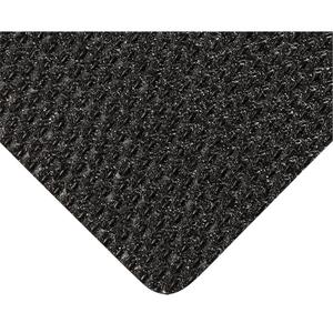 Abrasive Coated Kushion Walk Mats No.480 - 2', 10', 20', 3', 5', 3/8", Black, PVC, Dry, Solid, Unslotted, 1 Year