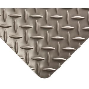 Mat No.385 - 2', 75', Runner, 3/16", Grey, PVC, Diamond, 1 Year