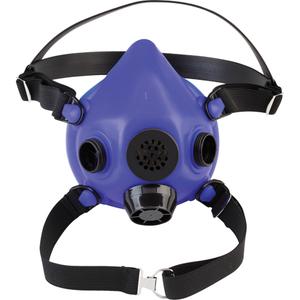 North® RU8500 Series Half-Mask Respirator - Small, Silicone, Royal blue