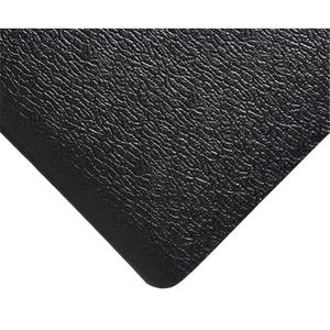 Deluxe Soft Step No. 444 Mats - 2', 3', 10', 20', 5', 5/8", Black, PVC Sponge, Dry, Solid, Pebbled, 1 Year