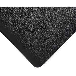 Soft Step Mats No.427 - 2', 10', 20', 3', 5', 3/8", Black, PVC Sponge, Dry, Solid, Pebbled, 1 Year