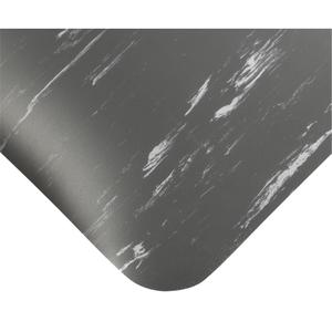 Tile-Top Select Anti-Microbial Mats No.494 - 2', 10', 20', 3', 5', 60', 1/2", Charcoal, PVC, Dry, Solid, Smooth, 3 Years