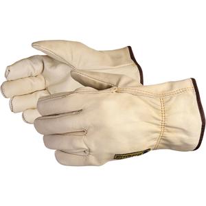 Endura® Driver's Gloves - X-Large, Fleece, Grain Cowhide, Keystone