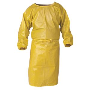 KleenGuard™ A70 Chemical Spray Protection Smock - Polypropylene, 44", 34", Yellow