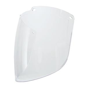 Turboshield™ Visor - 8-1/2", 12-1/2", 0.09", Polycarbonate, Clear, Meets/Exceeds CSA Z94.3/ANSI Z87+