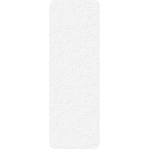 Lean 5S Manufacturing Markers - White, Vinyl, 2", 6", Rectangle, 25, Package