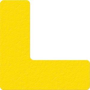 Lean 5S Manufacturing Markers - Yellow, Vinyl, 6", 6", L, 25, Package