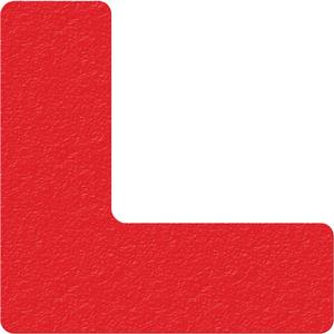 Lean 5S Manufacturing Markers - Red, Vinyl, 6", 6", L, 25, Package