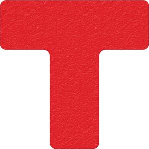 Lean 5S Manufacturing Markers - Red, Vinyl, 6", 6", T, 25, Package