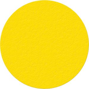 Lean 5S Manufacturing Markers - Yellow, Vinyl, 6", 6", Circle, 25, Package