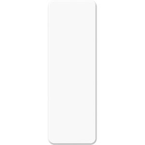 Armor Stripe Lean/5S Markers - White, Plastic, 2", 6", Rectangle, 10, Package