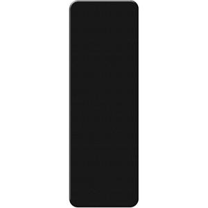 Armor Stripe Lean/5S Markers - Black, Plastic, 2", 6", Rectangle, 10, Package