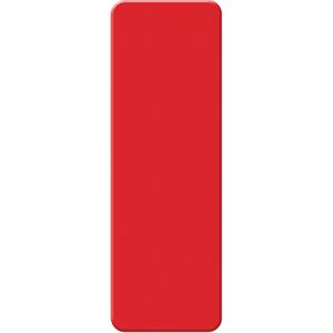 Armor Stripe Lean/5S Markers - Red, Plastic, 2", 6", Rectangle, 10, Package