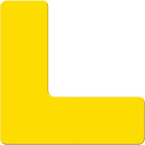 Armor Stripe Lean/5S Markers - Yellow, Plastic, 6", 6", L, 10, Package