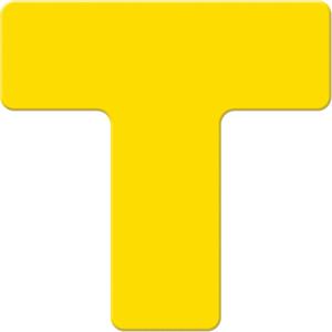 Armor Stripe Lean/5S Markers - Yellow, Plastic, 6", 6", T, 10, Package