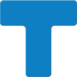 Armor Stripe Lean/5S Markers - Blue, Plastic, 6", 6", T, 10, Package