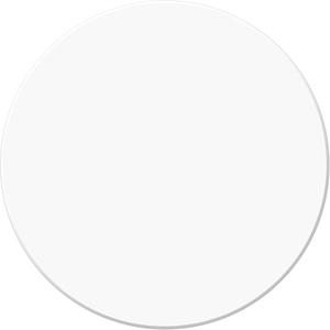 Armor Stripe Lean/5S Markers - White, Plastic, 6", 6", Circle, 10, Package