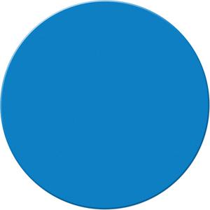 Armor Stripe Lean/5S Markers - Blue, Plastic, 6", 6", Circle, 10, Package