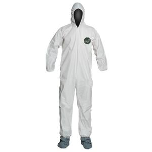 ProShield® 50 Coveralls - Microporous, Small, Medium, Large, X-Large, 2X-Large, 3X-Large, 4X-Large, 5X-Large, 6X-Large, White, 25