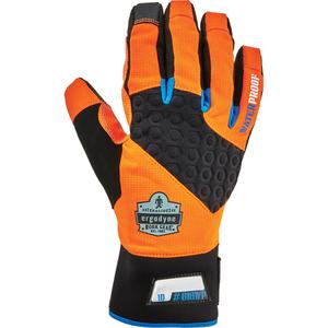 ProFlex® 818WP Performance High-Visibility Thermal Waterproof Utility Gloves - Small, Medium, Large, X-Large, 2X-Large, Polyurethane, Safety, Neoprene, Thinsulate™, EN 388 Level 3