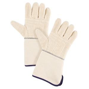 Heavy Duty Heat-Resistant Glove - One Size, Heavy Weight, Terry Cloth, Terry Cloth, Unrated, Slip-On, Pair