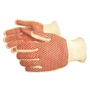 Sure Grip® Hot Mill Gloves - Large/9, Medium/8, X-Large/10, Lightweight, Nitrile, Cotton, 392° F (200° C), Slip-On, Pair