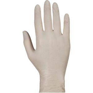 KeepKleen® Disposable Medical Exam Grade Gloves - Large, Small, Medium, X-Large, Latex, 9", 5-mil, Fully Textured, White, Powder-Free, None, Class 2