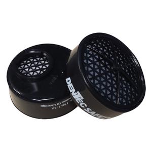 Respirator Cartridge - Gas/Vapour Cartridge, Organic Vapour, 100 Series Half Facepiece/300 Series Half Facepiece/400 Series Half Facepiece, 2, Package