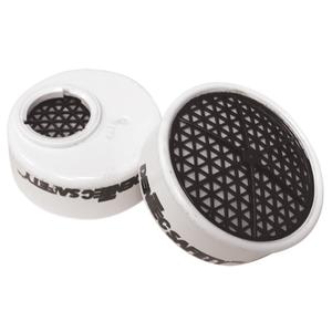 Respirator Cartridge - Gas/Vapour Cartridge, Acid Gas/Chlorine Gas, 100 Series Half Facepiece/300 Series Half Facepiece/400 Series Half Facepiece, 2, Package