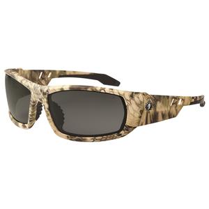 Skullerz® Odin Safety Glasses - Meets/Exceeds CSA Z94.3/ANSI Z87+, Grey/Smoke, Anti-Scratch, Kryptek® Highlander ™