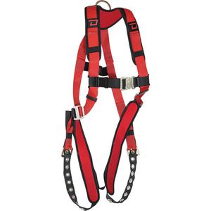Dyna-Pro™ Harness - Fall Arrest, A, 400 lbs., X-Large, Back, Tongue Buckle, Quick-Connect