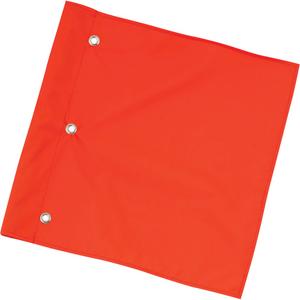 Dynamic™ Traffic Flag - Flag Only, Nylon, 16" x 16", Fluorescent Orange