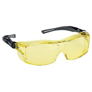 Dynamic™ OTG Extra Series Safety Glasses - Meets/Exceeds CSA Z94.3/ANSI Z87+, Amber, Clear, Indoor/Outdoor Mirror, Smoke, Anti-Fog/Anti-Scratch, Black