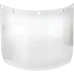 Dynamic™ Faceshield Visor Window - 8", 15-1/2", 0.060", PETG, Clear, None