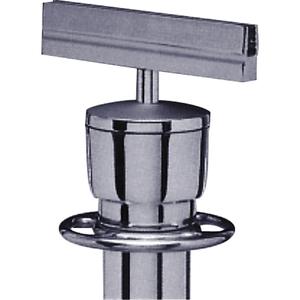 Sign Bracket for Portable Post - Satin Chrome