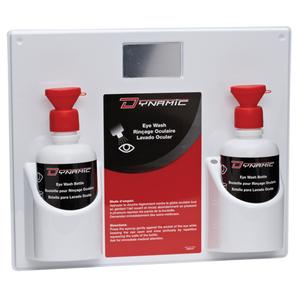 Dynamic™ Eyewash Station with Empty Bottles - Double, Plastic