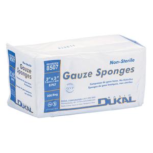 Dynamic™ Gauze Sponge - Pad, 3", 3", Non-Sterile, Class 1, Bag, 200
