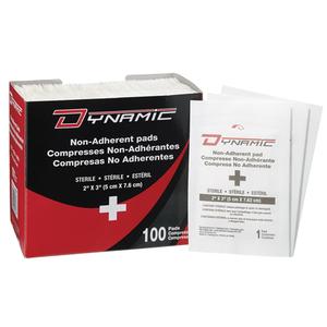 Dynamic™ Non-adherent Pads - 3", 2", Sterile, Class 1, Pack, 100