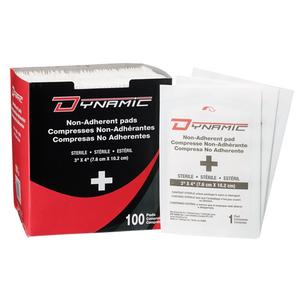 Dynamic™ Non-adherent Pads - 4", 3", Sterile, Class 1, Pack, 100