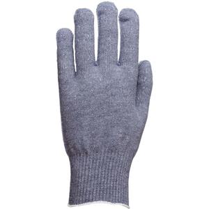 Fireproof Liner Knit Glove - Small/7, Lightweight, Viscose FR®/Kermel®/Thermolite®, Unlined, 752° F (400° C), Knit Wrist, Grey
