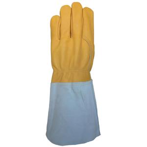 TIG Welding Gloves - One Size, Cotton, Grain Cowhide