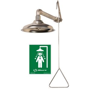 All Stainless Steel Drench Shower - Wall-Mount