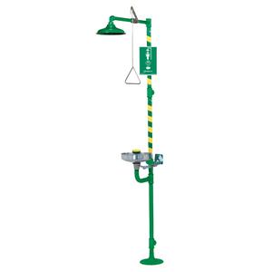 Eye/Face Wash and Shower - Unmounted, Stainless Steel