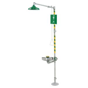 ADA Eye/Face Wash and Shower - Unmounted, Stainless Steel