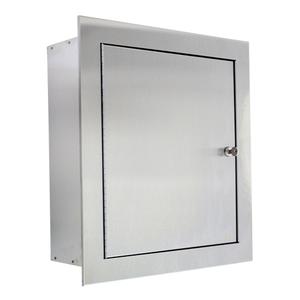 Recessed Stainless Steel Valve Cabinet - Non-Medical