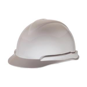 Super-V® Hard Hat - Ratchet, White, Grey, High Visibility Orange, Non-Vented, Meets/Exceeds CSA Type 2/ANSI Type I/ANSI Type II, ANSI Class E/Meets/Exceeds CSA Class E
