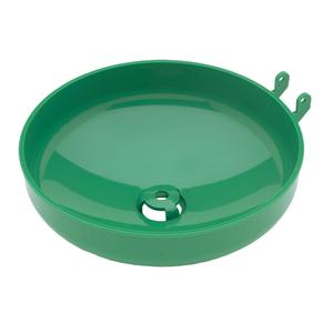 Eyewash Receptor/Bowl - Non-Medical, Green, 11", Plastic