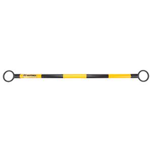 Telescopic Barricade Bar - 51", 85", Yellow/Black